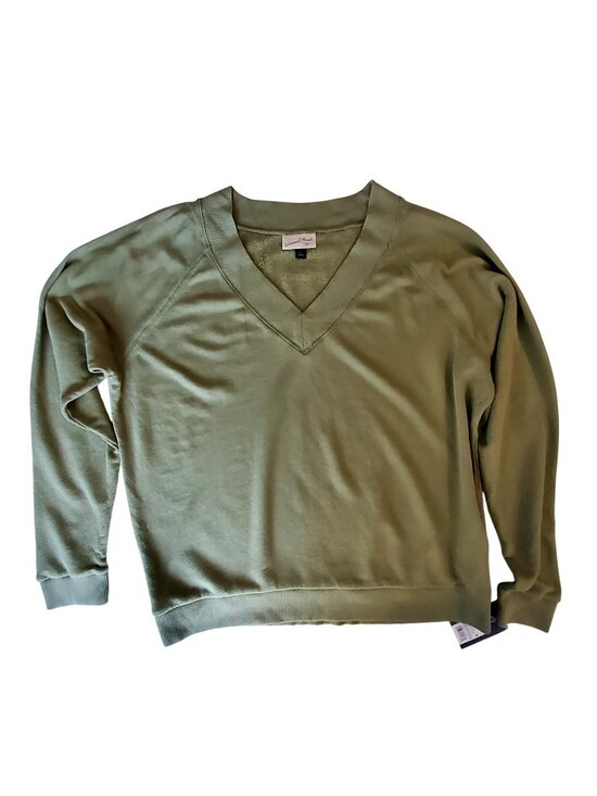 Universal Thread Sweaters - Universal Thread Womens Sage Green Pullover Sweatshirt Cotton Modal Blend Size L
